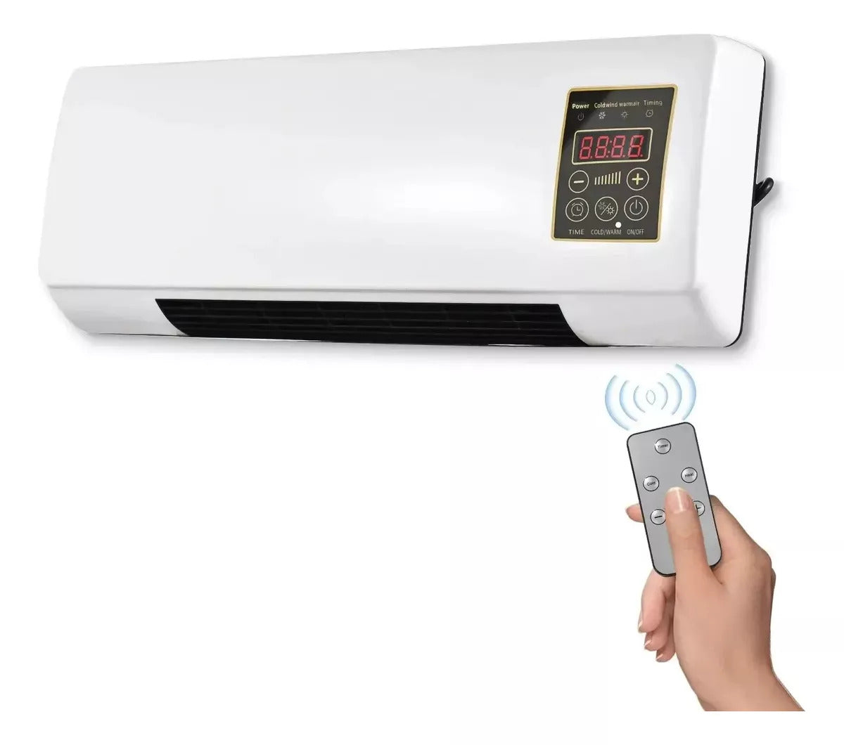 Calefactor aire acondicionado de pared calefacción o refrigeración